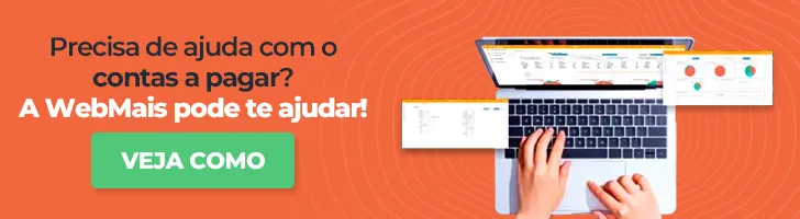 Banner Contas a pagar com o ERP Webmais Banner Contas a pagar com o ERP Webmais