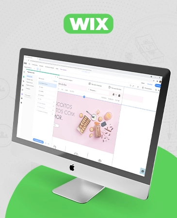 Plataforma Wix para criação de site profissional