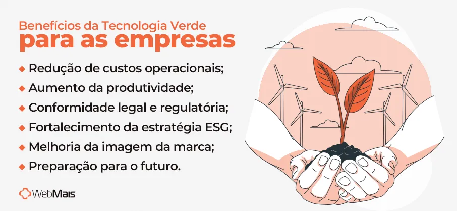 Benefícios da Tecnologia Verde para as empresas Benefícios da Tecnologia Verde para as empresas