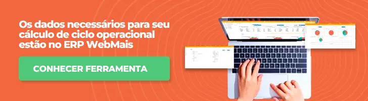 BANNER Os dados necessários para seu cálculo de ciclo operacional estão no ERP WebMais