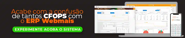 Banner ERP WebMais facilita seu controle de CFOP na nota fiscal