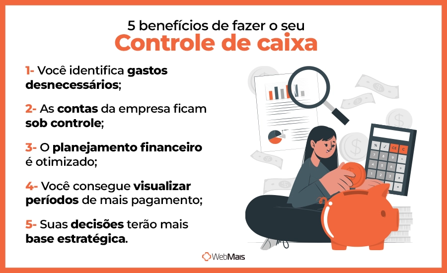 5 benefícios de fazer o seu controle de caixa 5 benefícios de fazer o seu controle de caixa