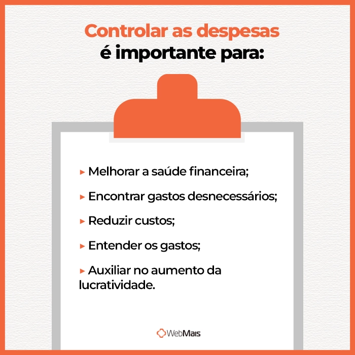 Controlar as despesas é importante para Controlar as despesas é importante para