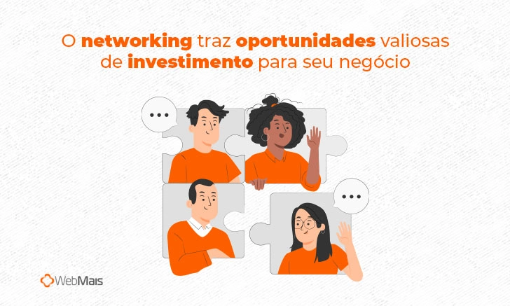 O networking traz oportunidades valiosas de investimento para seu negócio