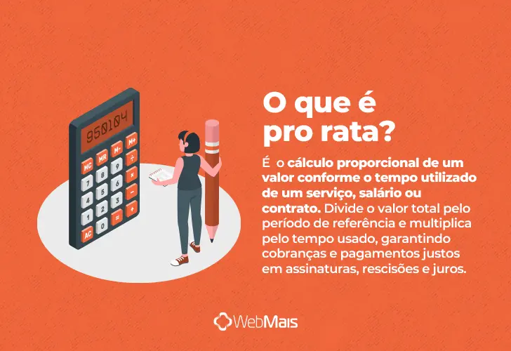 pro rata, o que é? texto explicando o que é pro rata de forma clara e objetiva.