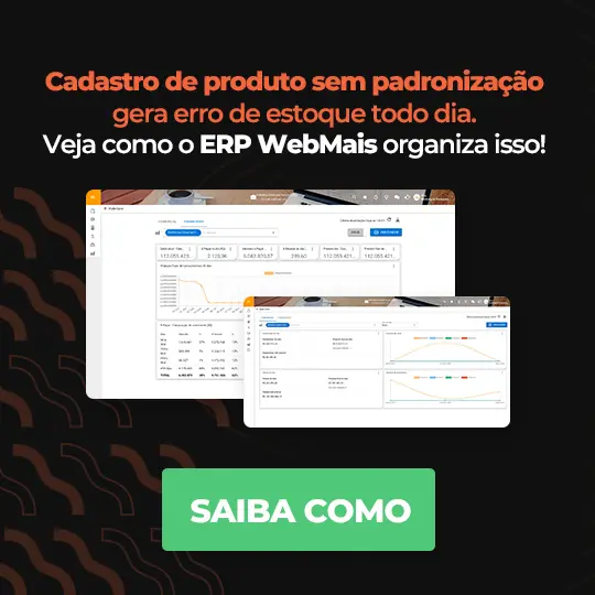 Cadastro de produto sem padronização gera erro de estoque todo dia m