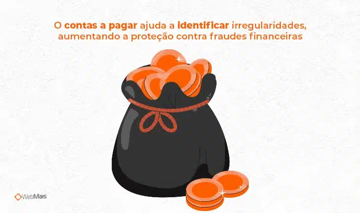 O contas a pagar ajuda a identificar irregularidades, aumentando a proteção contra fraudes financeiras