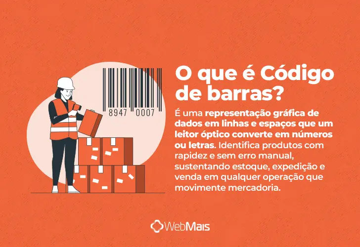 código de barras, o que é? texto explicando o que é código de barras de forma clara e objetiva.