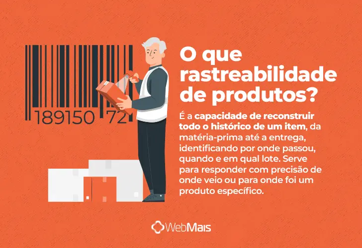 rastreabilidade de produtos, o que é? texto explicando o que é rastreabilidade de produtos de forma clara e objetiva.