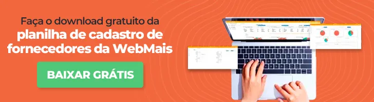 Banner Download planilha de cadastro de fornecedores da Webmais
