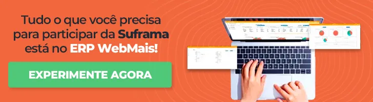 Banner Participar da Suframa está no ERP Webmais
