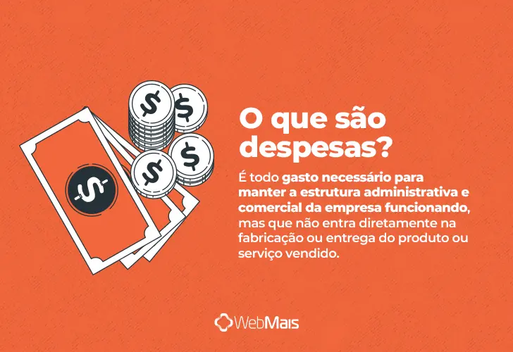 Despesas, o que são? texto explicando o que são despesas de forma clara e objetiva.