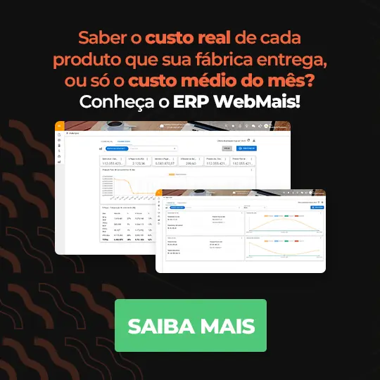 Saber o custo real de cada produto que sua fábrica entrega, ou só o custo médio do mês m