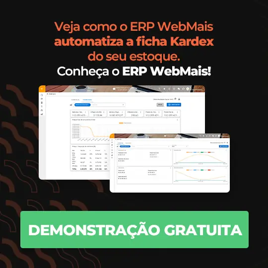 Veja como o ERP WebMais automatiza a ficha Kardex do seu estoque