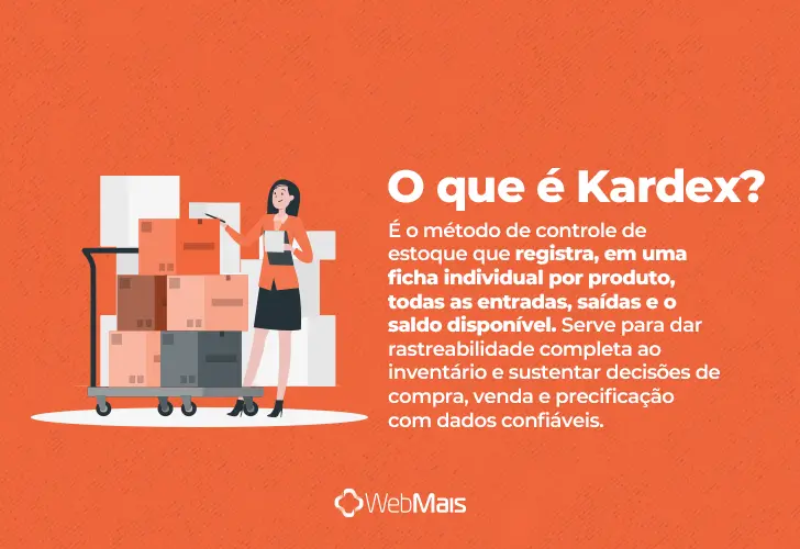 Kardex, o que é? texto explicando o que é Kardex de forma clara e objetiva.