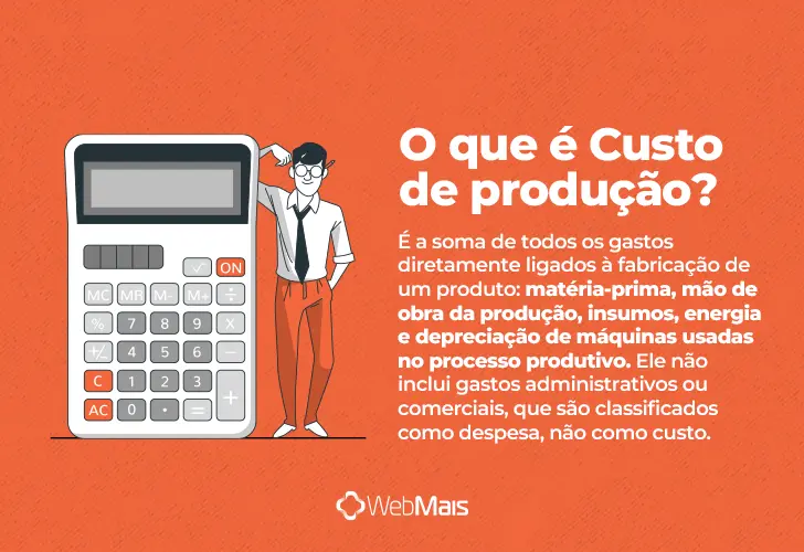 custo de produção, o que é? texto explicando o que é custo de produção de forma clara e objetiva.