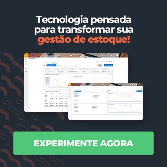 Banner com a tela do sistema ERP WebMais e o texto ao lado “Tecnologia pensada para transformar sua gestão de estoque”