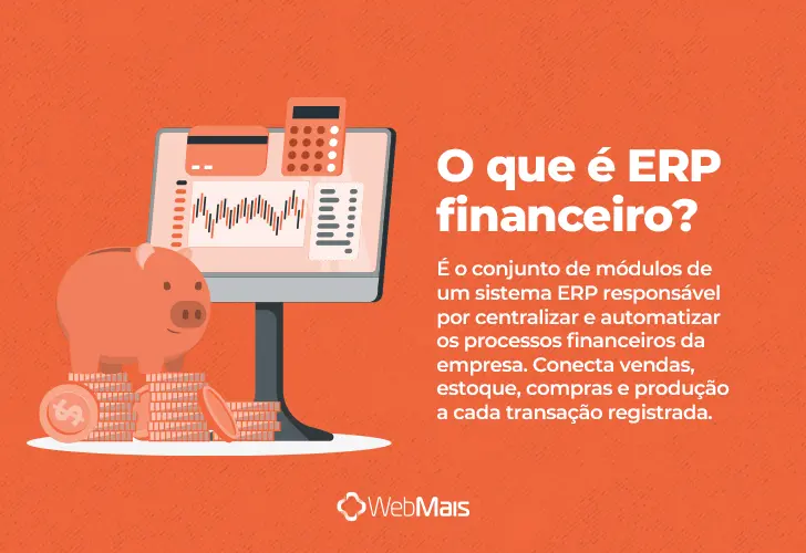 ERP financeiro, o que é? texto explicando o que é ERP financeiro de forma clara e objetiva.