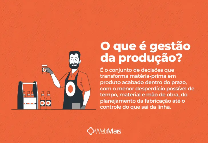 gestão da produção, o que é? texto explicando o que é gestão da produção de forma clara e objetiva.