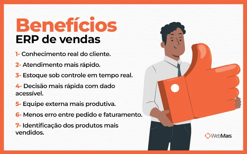 Benefícios de um ERP de vendas para indústrias e distribuidoras sete benefícios de um erp de vendas para a área comercial