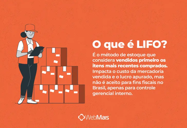 LIFO, o que é? texto explicando o que é LIFO de forma clara e objetiva.