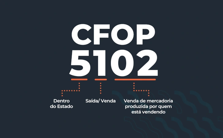 O que é CFOP 5102