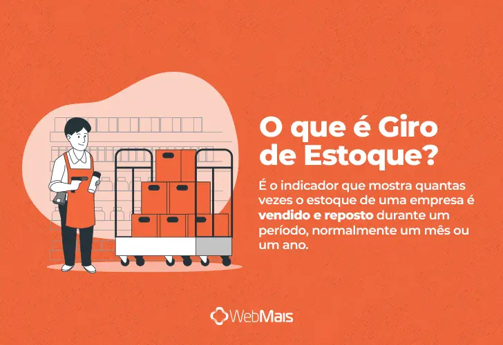 giro de estoque, o que é? texto explicando o que é giro de estoque de forma clara e objetiva.