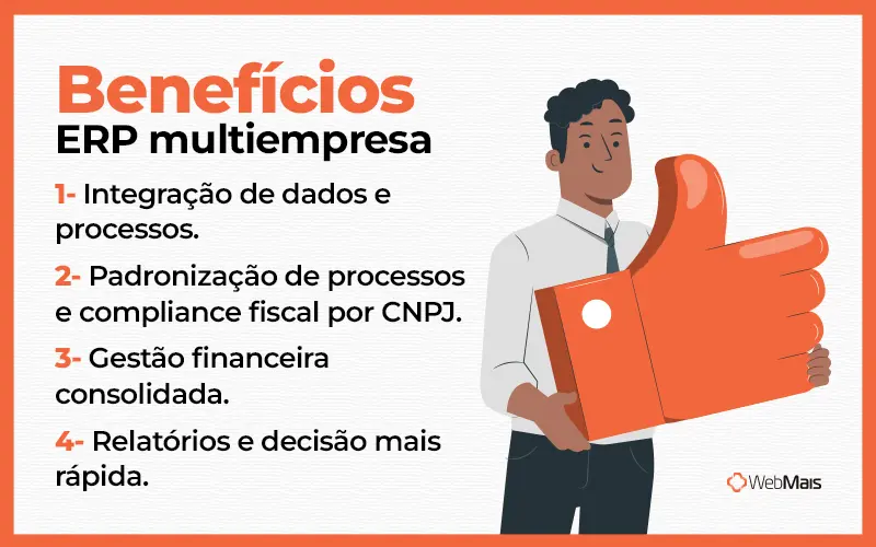 Benefícios do ERP multiempresa para grupos com múltiplos CNPJs benefícios do erp multiempresa para empresas com múltiplos cnpjs