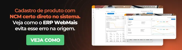 Cadastro de produto com NCM certo direto no sistema Cadastro de produto com NCM certo direto no sistema. Veja como o ERP WebMais evita esse erro na origem