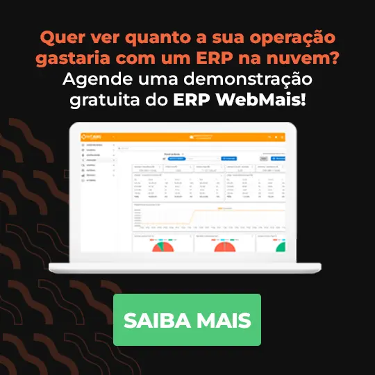 Quer ver quanto a sua operação gastaria com um ERP na nuvem Quer ver quanto a sua operação gastaria com um ERP na nuvem? + Agende uma demonstração gratuita do ERP WebMais