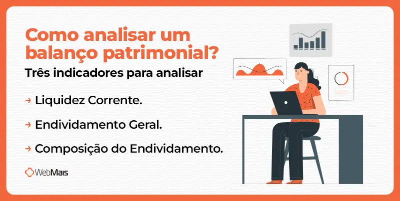 Como analisar um balanço patrimonial Três indicadores centrais para poder analisar um balanço patrimonial.