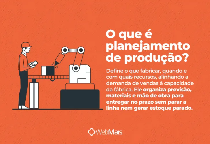 planejamento de produção, o que é? texto explicando o que é planejamento de produção de forma clara e objetiva.