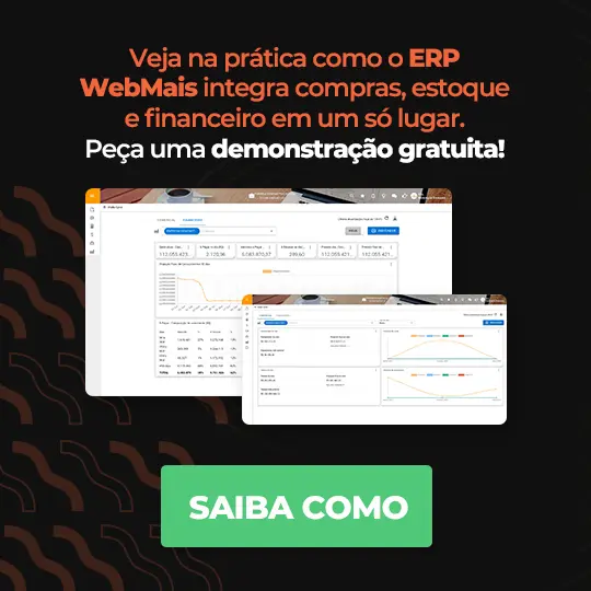 Veja na prática como o ERP WebMais integra compras, estoque e financeiro em um só lugar