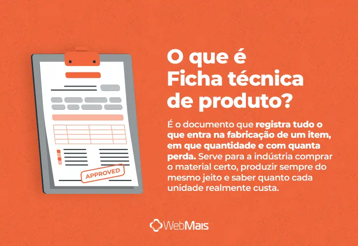 ficha técnica de produto, o que é? texto explicando o que é ficha técnica de produto de forma clara e objetiva.