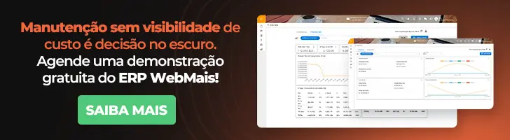 Manutenção sem visibilidade de custo é decisão no escuro