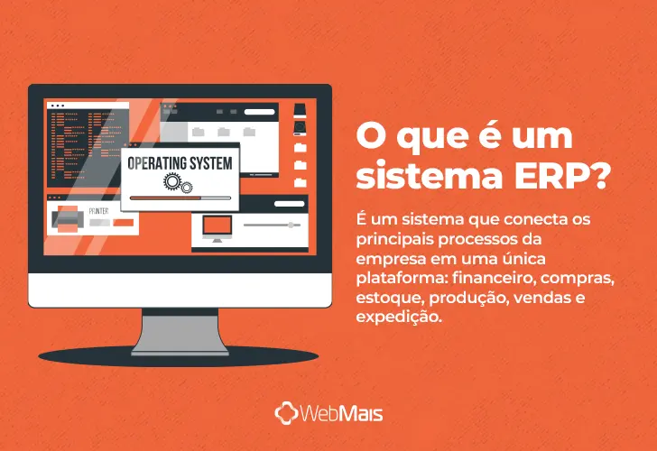Sistema ERP, o que é? texto explicando o que é um sistema ERP de forma clara e objetiva