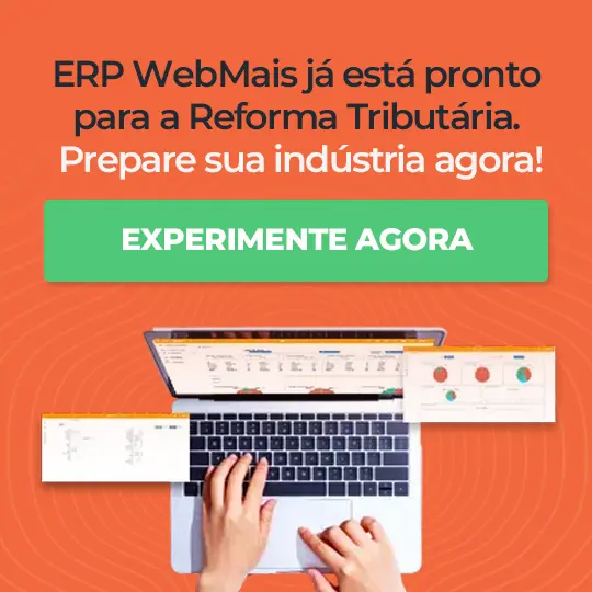 Banner com o copy “ERP WebMais já está pronto para a Reforma Tributária”