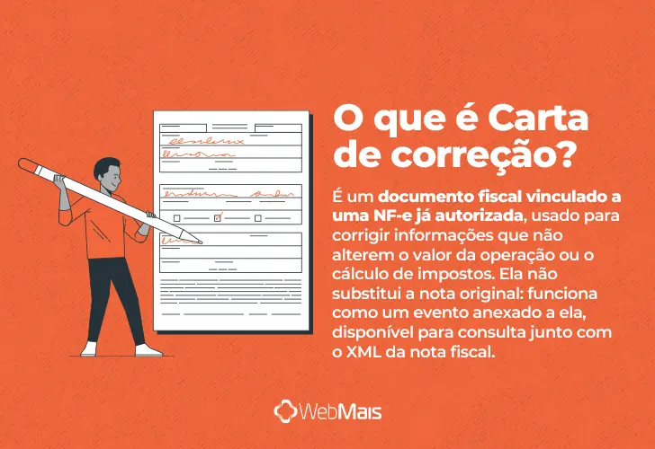 carta de correção, o que é? texto explicando o que é carta de correção de forma clara e objetiva.
