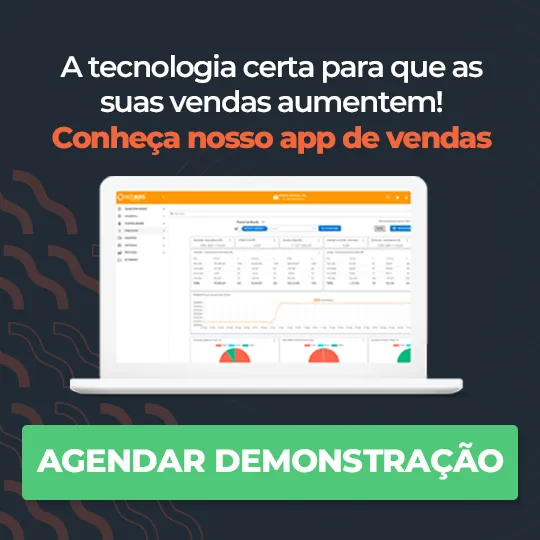 Banner App de vendas Banner App de vendas