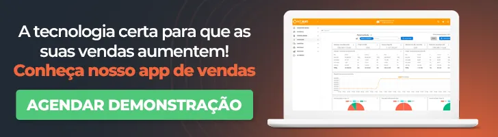 Banner App de vendas Banner App de vendas