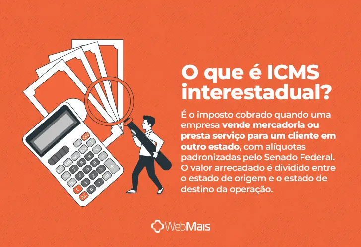 ICMS interestadual, o que é? texto explicando o que é ICMS interestadual de forma clara e objetiva.