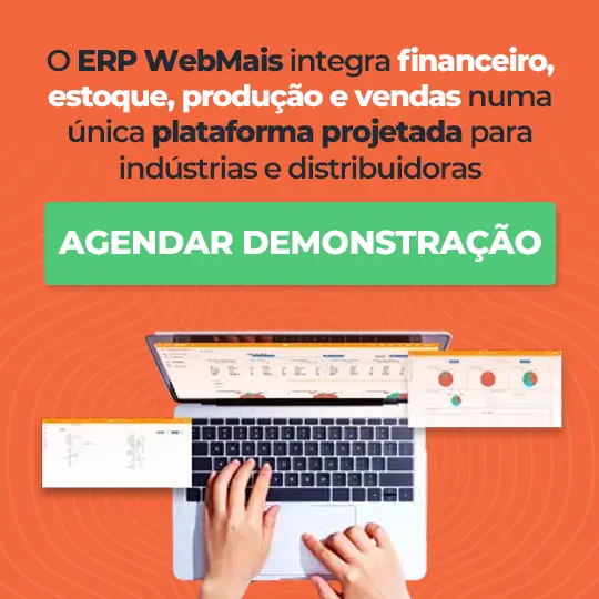O ERP WebMais integra financeiro estoque produção e vendas numa única plataforma projetada para indústrias e distribuidoras M