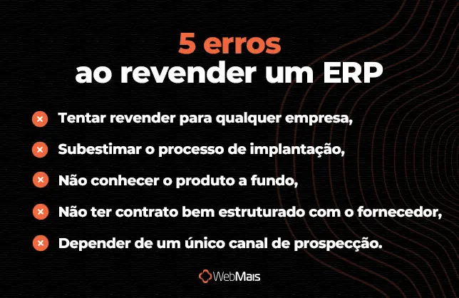 Erros ao revender um ERP cincos erros que travam o crescimento de uma revenda de ERP