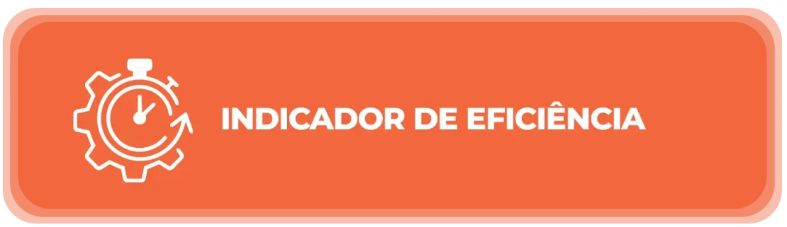indicador de eficiência indicador de eficiência