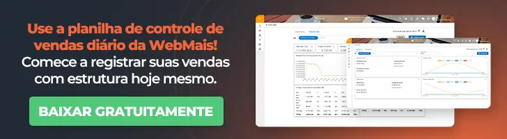 Baixe gratuitamente a planilha de controle de vendas diário da WebMais