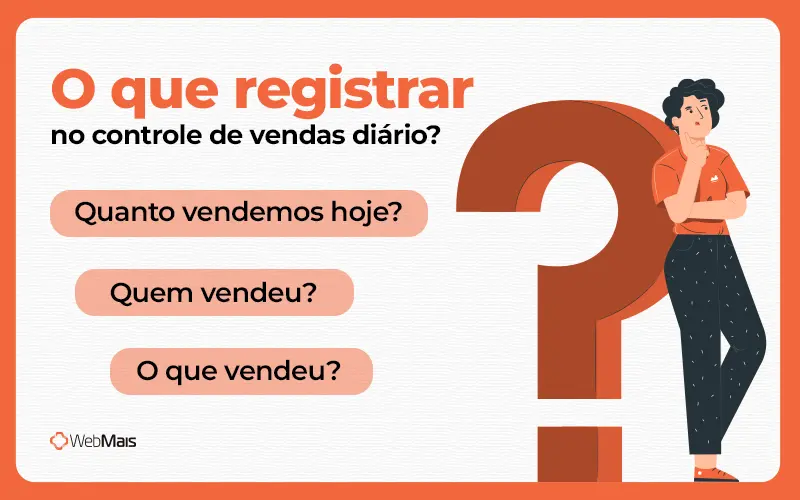 O que registrar no controle de vendas diário? três perguntas fundamentais para registrar no controle de vendas
