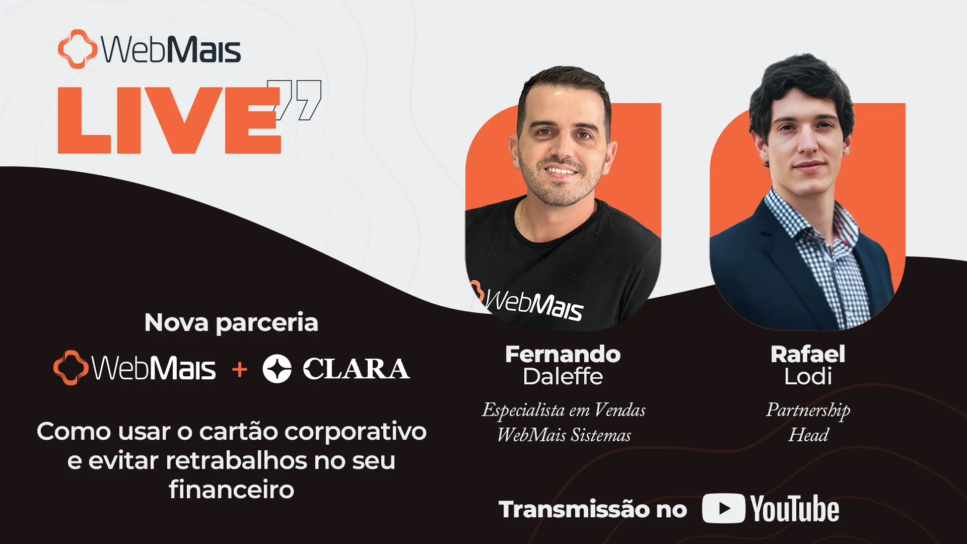 Nova parceria WebMais + Clara: como usar o cartão corporativo e evitar retrabalhos no seu financeiro